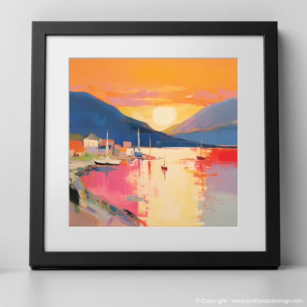 Framed version of Ullapool Harbour