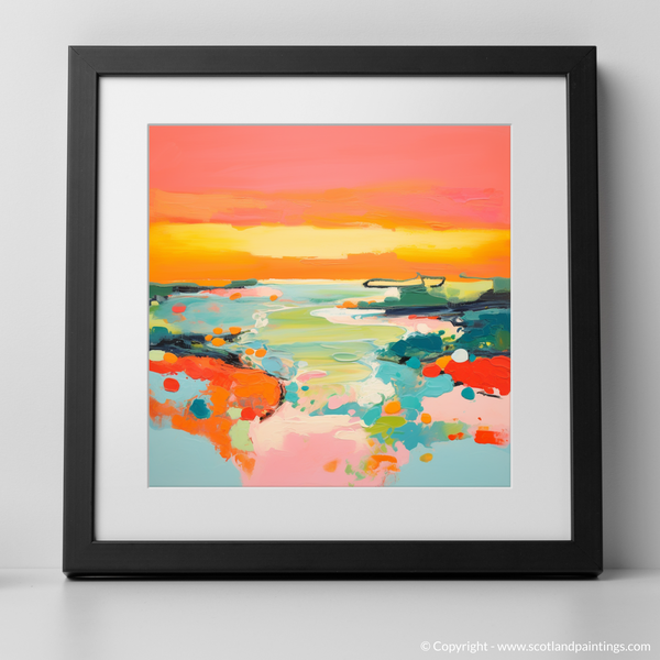 Framed version of Coral Beach