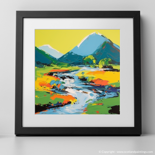 Framed version of River Etive