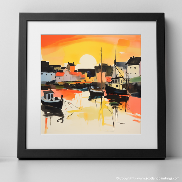 Framed version of Portnahaven Harbour