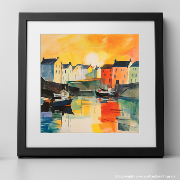 Framed version of Portnahaven Harbour