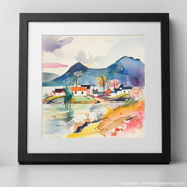 Framed version of Plockton