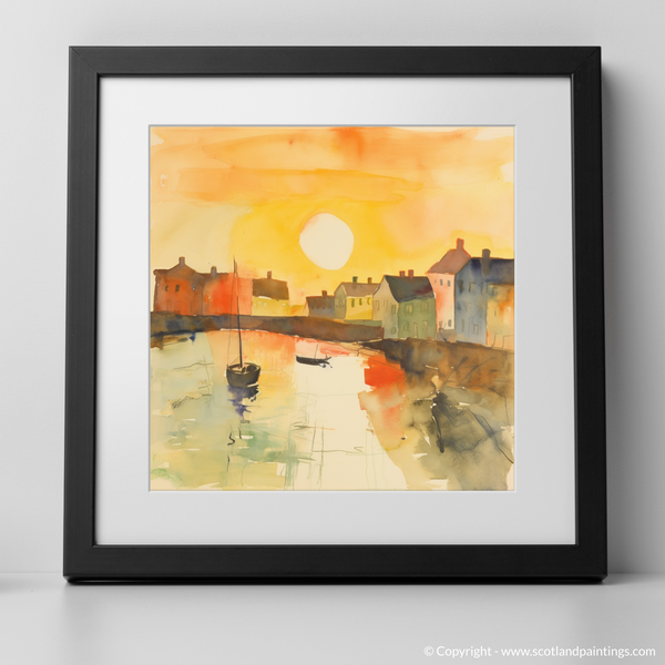 Framed version of Portsoy Harbour