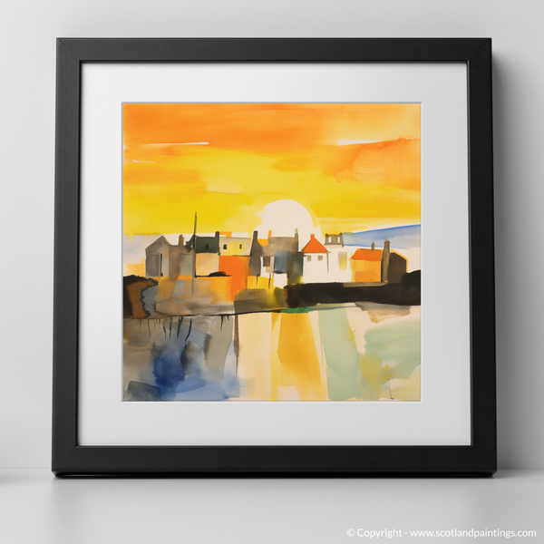 Framed version of Portsoy Harbour