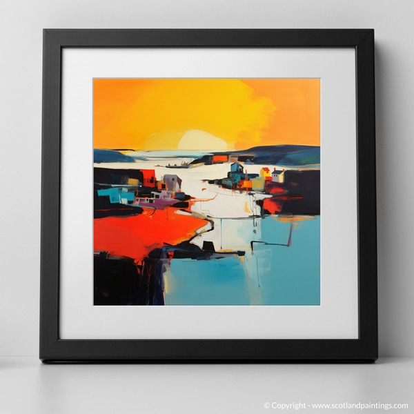 Framed version of Whitehills Harbour