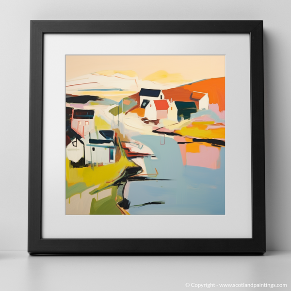 Framed version of Whitehills Harbour