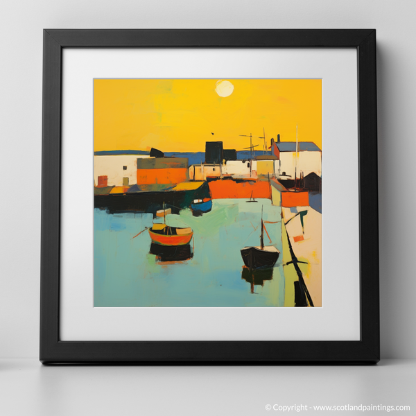 Framed version of Port Ellen Harbour