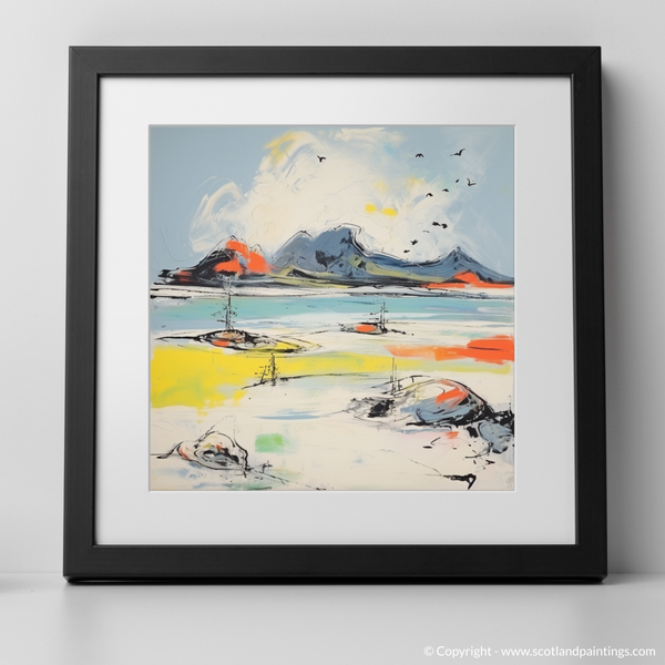 Framed version of Silver Sands of Morar