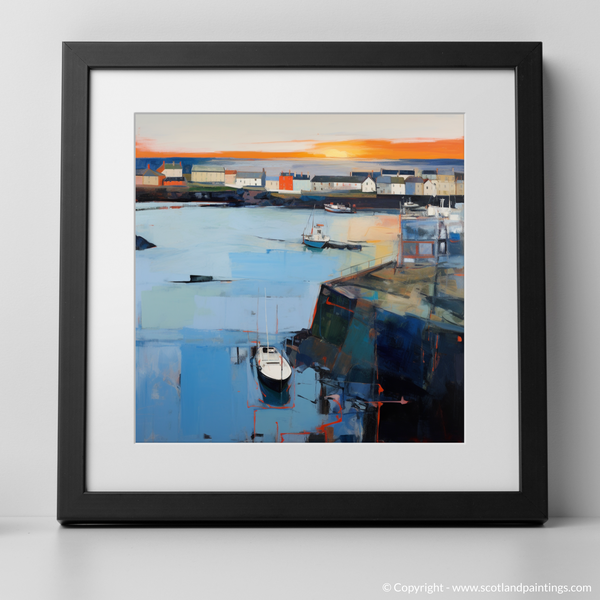 Framed version of North Berwick Harbour