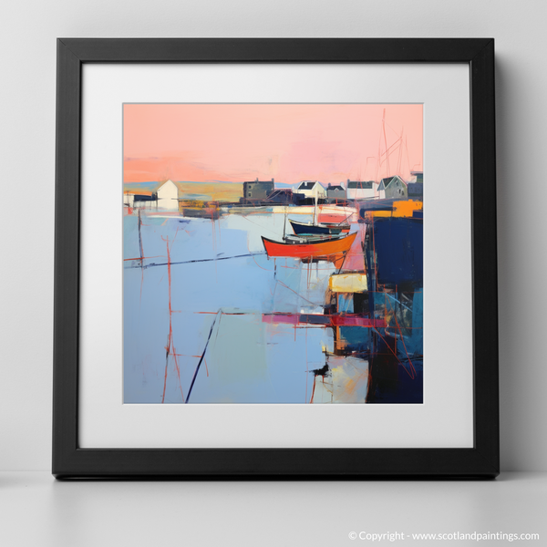 Framed version of North Berwick Harbour