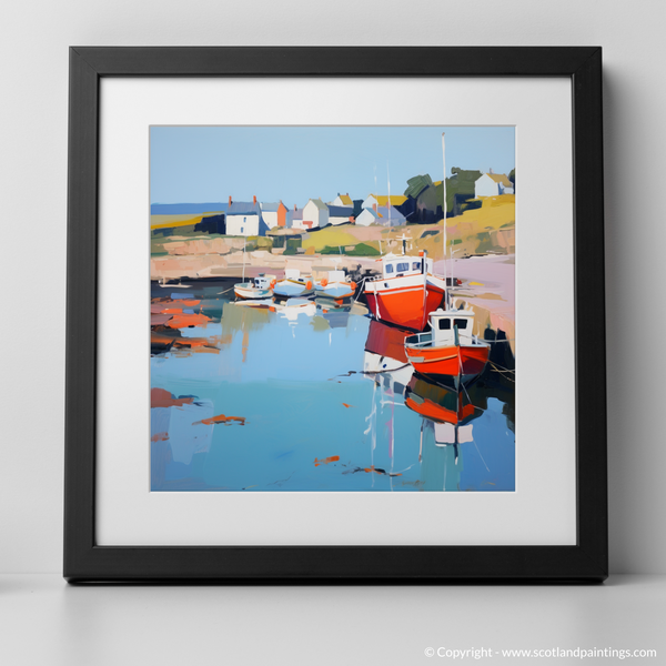 Framed version of Port Ellen Harbour