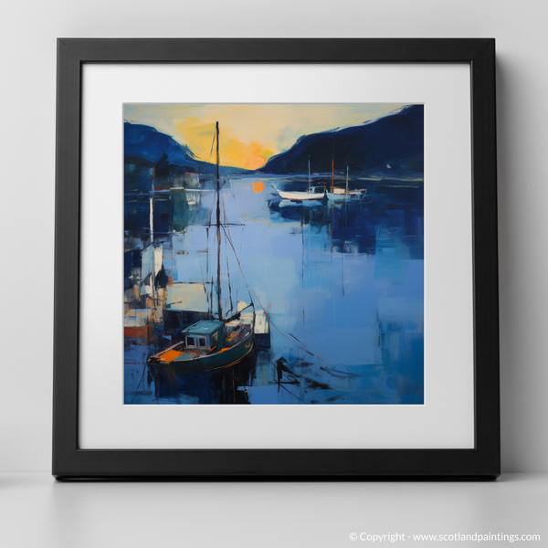 Framed version of Balmaha Harbour