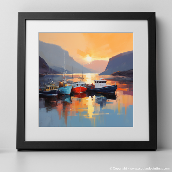 Framed version of Ullapool Harbour