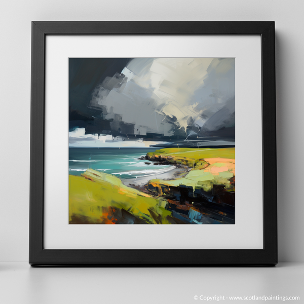 Framed version of Coldingham Bay