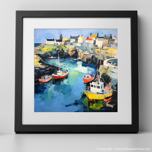 Framed version of Portpatrick Harbour