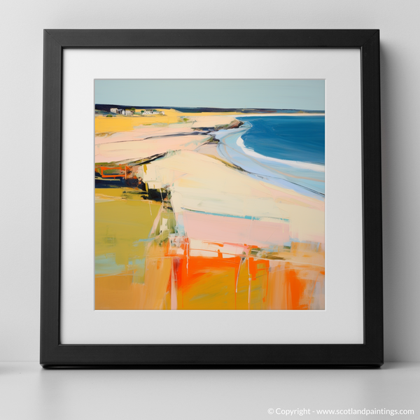 Framed version of Lunan Bay