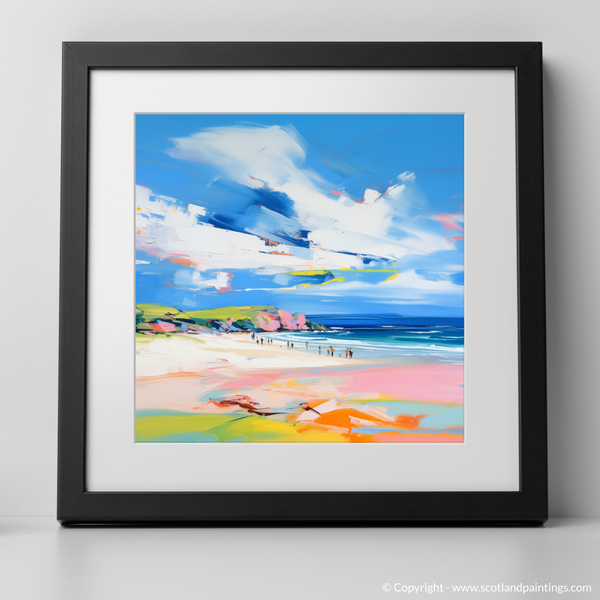 Framed version of St Cyrus Beach