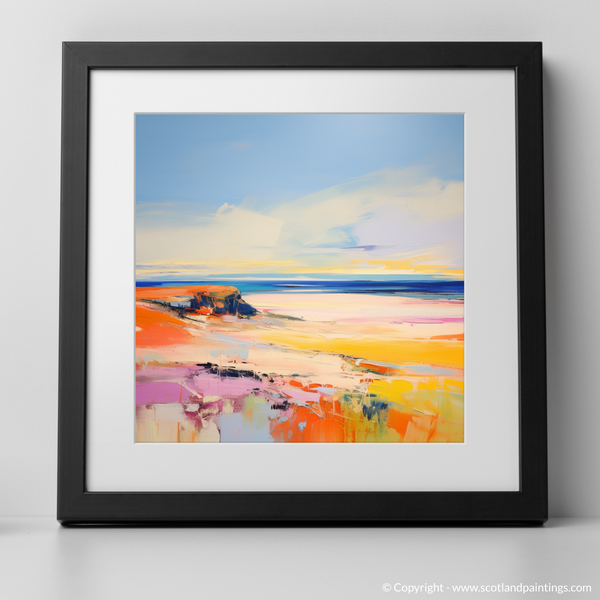 Framed version of St Cyrus Beach