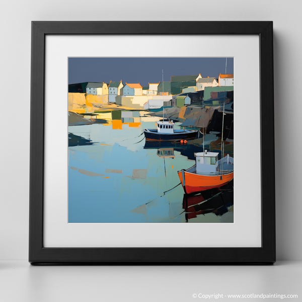 Framed version of Portnahaven Harbour