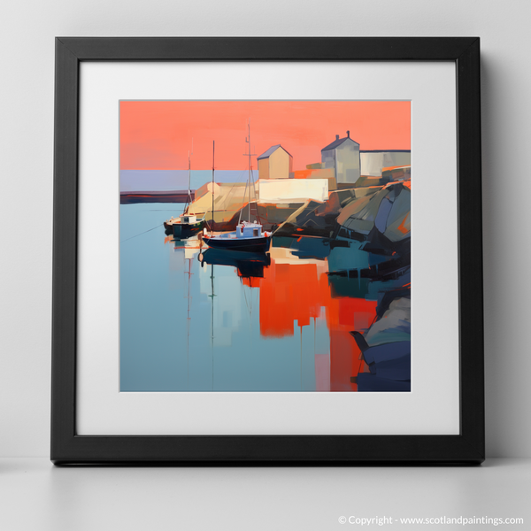 Framed version of Portnahaven Harbour