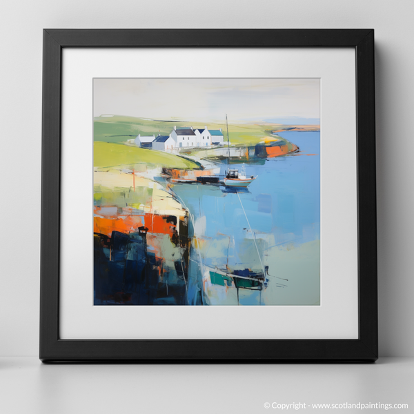 Framed version of Cove Harbour