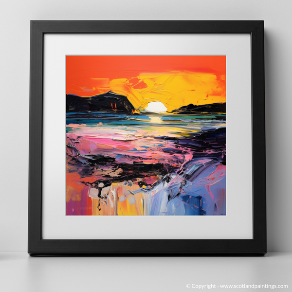 Framed version of Seilebost Beach