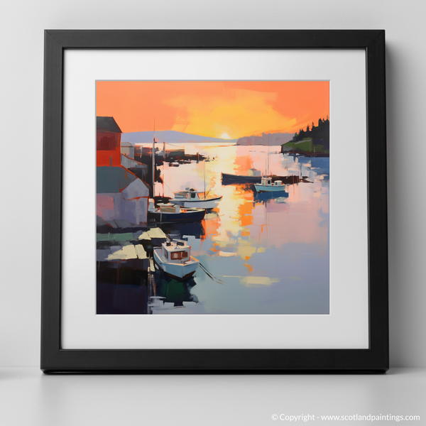 Framed version of Tobermory Harbour