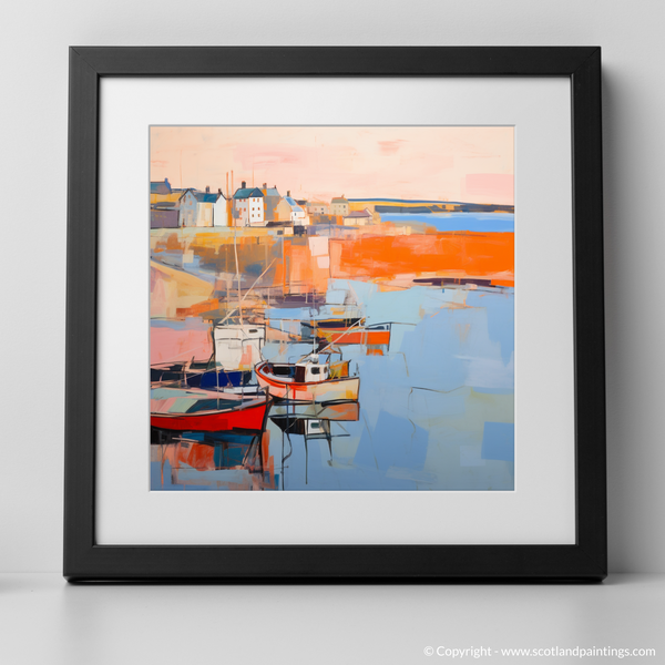 Framed version of St Monans Harbour