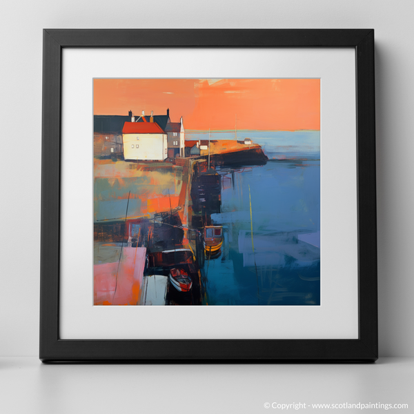 Framed version of St Monans Harbour