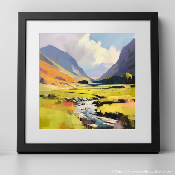 Framed version of Glen Coe