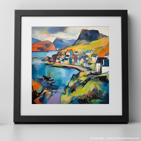 Framed version of Portree