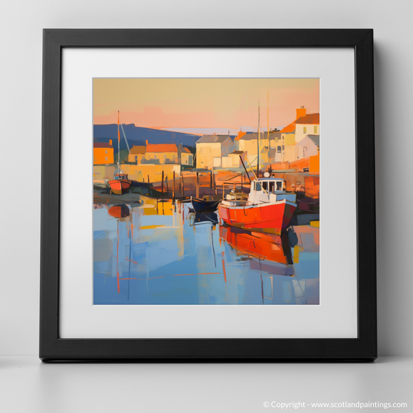 Framed version of Millport Harbour