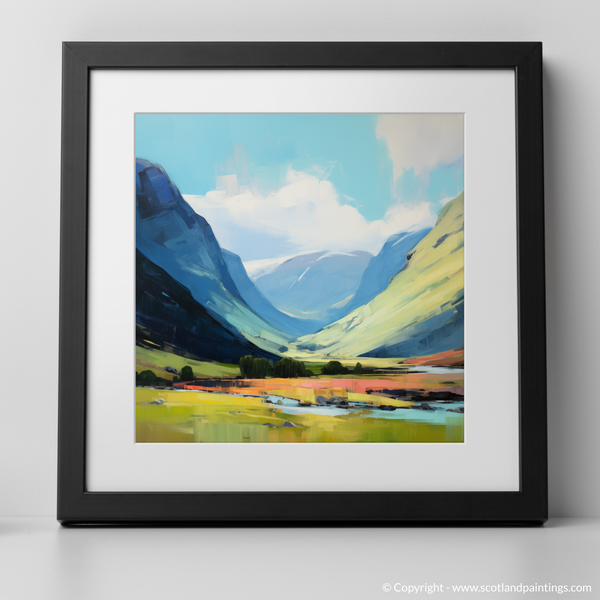 Framed version of Glen Coe