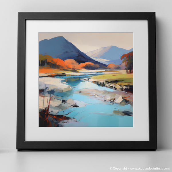 Framed version of River Etive