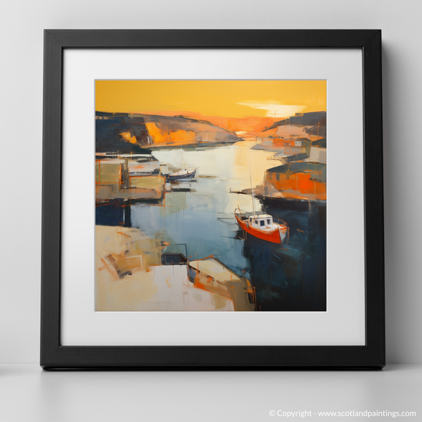 Framed version of St Abba's Harbour