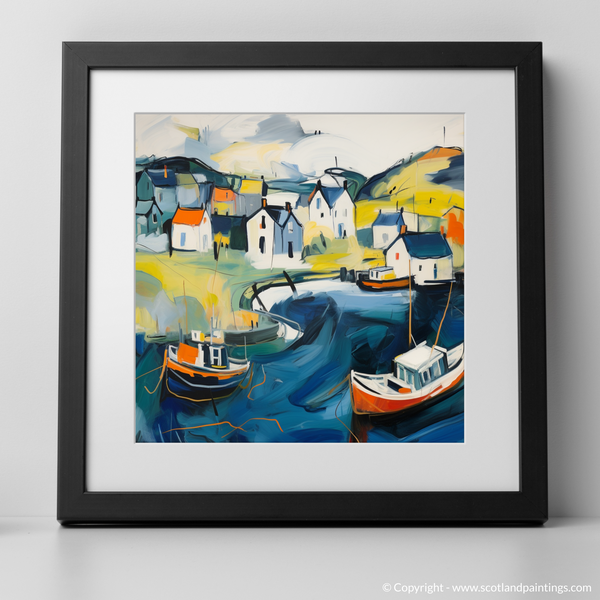 Framed version of Port Ellen Harbour