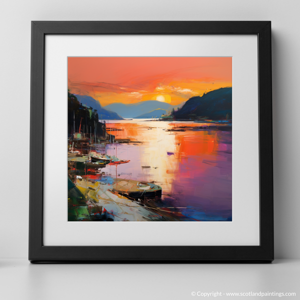 Framed version of Balmaha Harbour