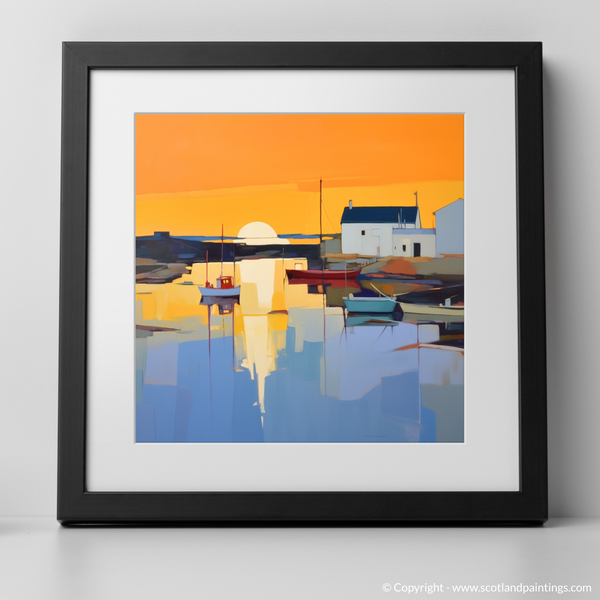 Framed version of Portmahomack Harbour