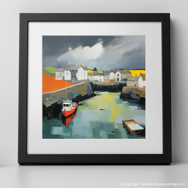 Framed version of Portsoy Harbour