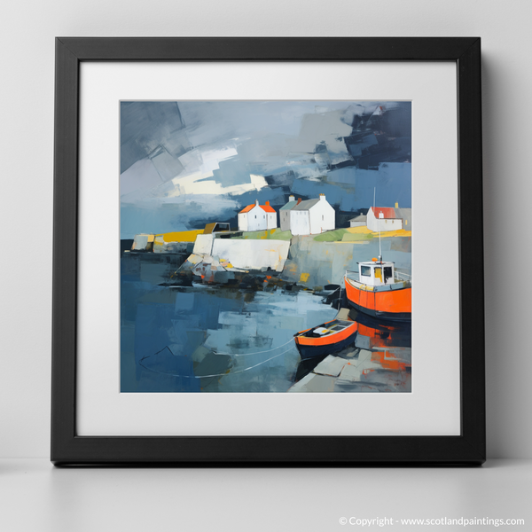 Framed version of Portsoy Harbour