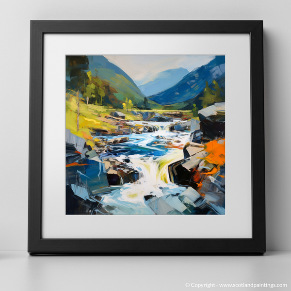 Framed version of Steall Falls