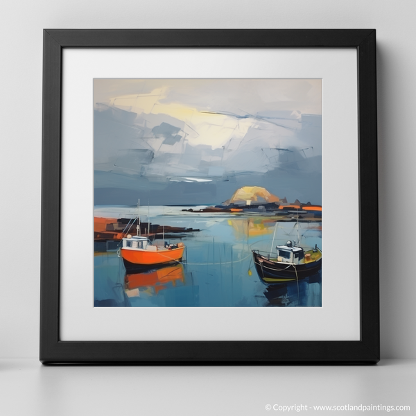 Framed version of North Berwick Harbour