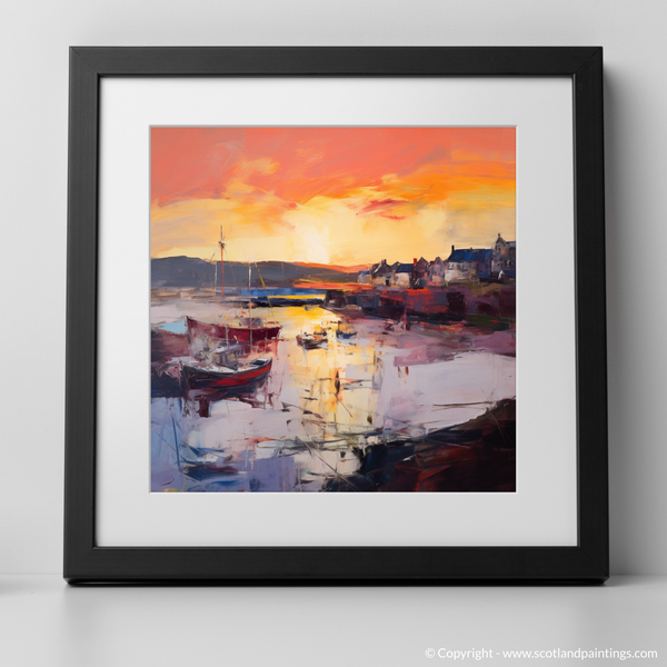 Framed version of North Berwick Harbour