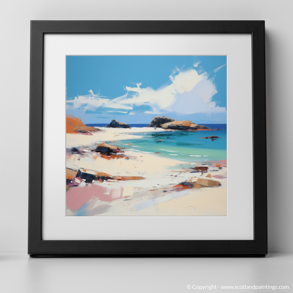 Framed version of Silver Sands of Morar