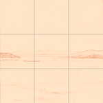 Sepia sketch with grid