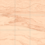 Sepia sketch with grid