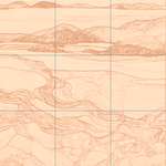 Sepia sketch with grid