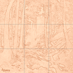 Sepia sketch with grid