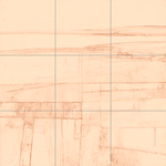 Sepia sketch with grid