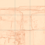 Sepia sketch with grid